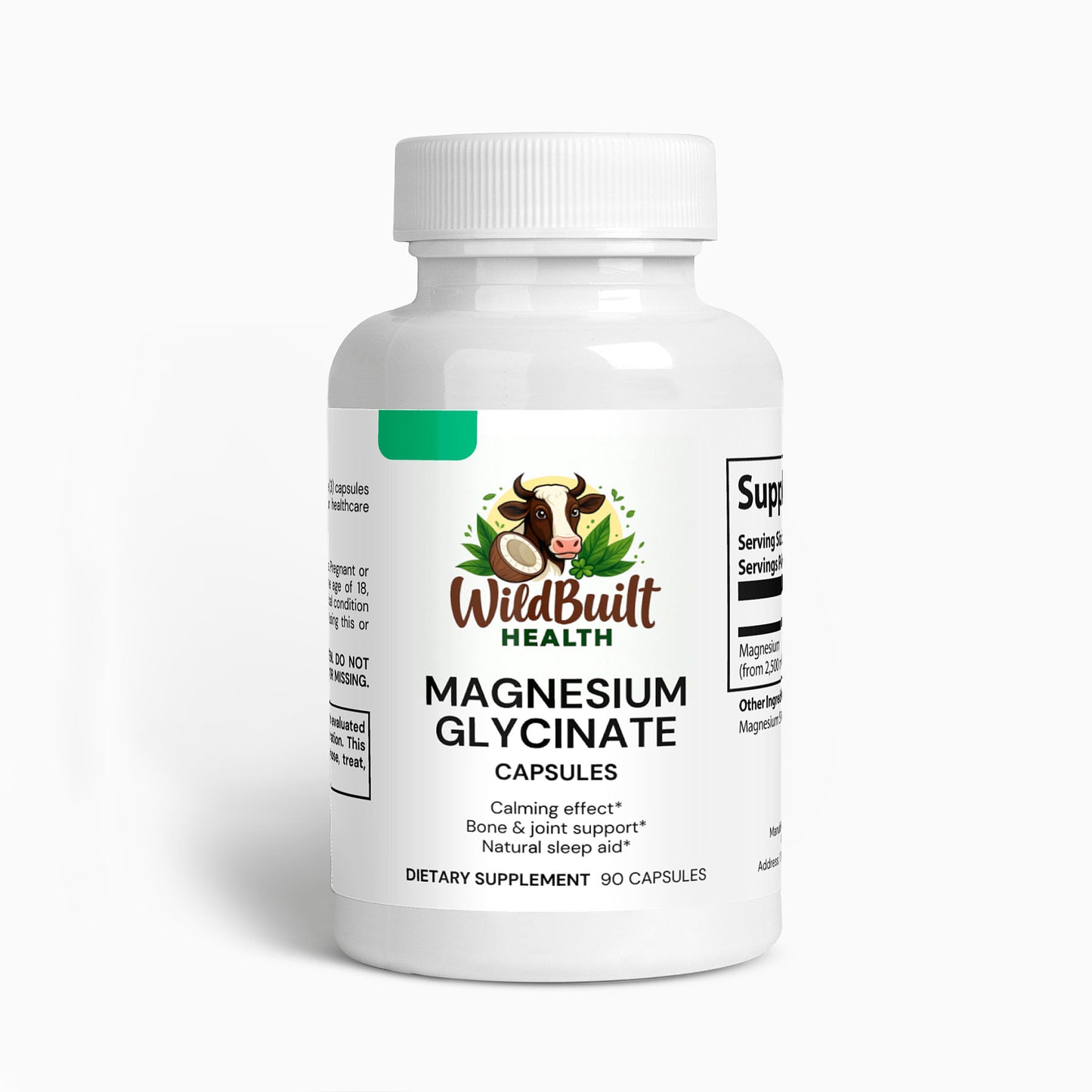 WildBuilt Magnesium Glycinate – 400mg Sleep deeper. Recover faster. Stay calm under pressure.